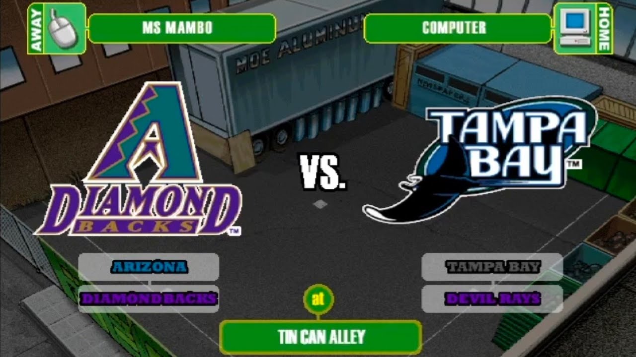 Backyard Baseball 03 Season 8 Game 13: Vs The Tampa Bay Devil Rays