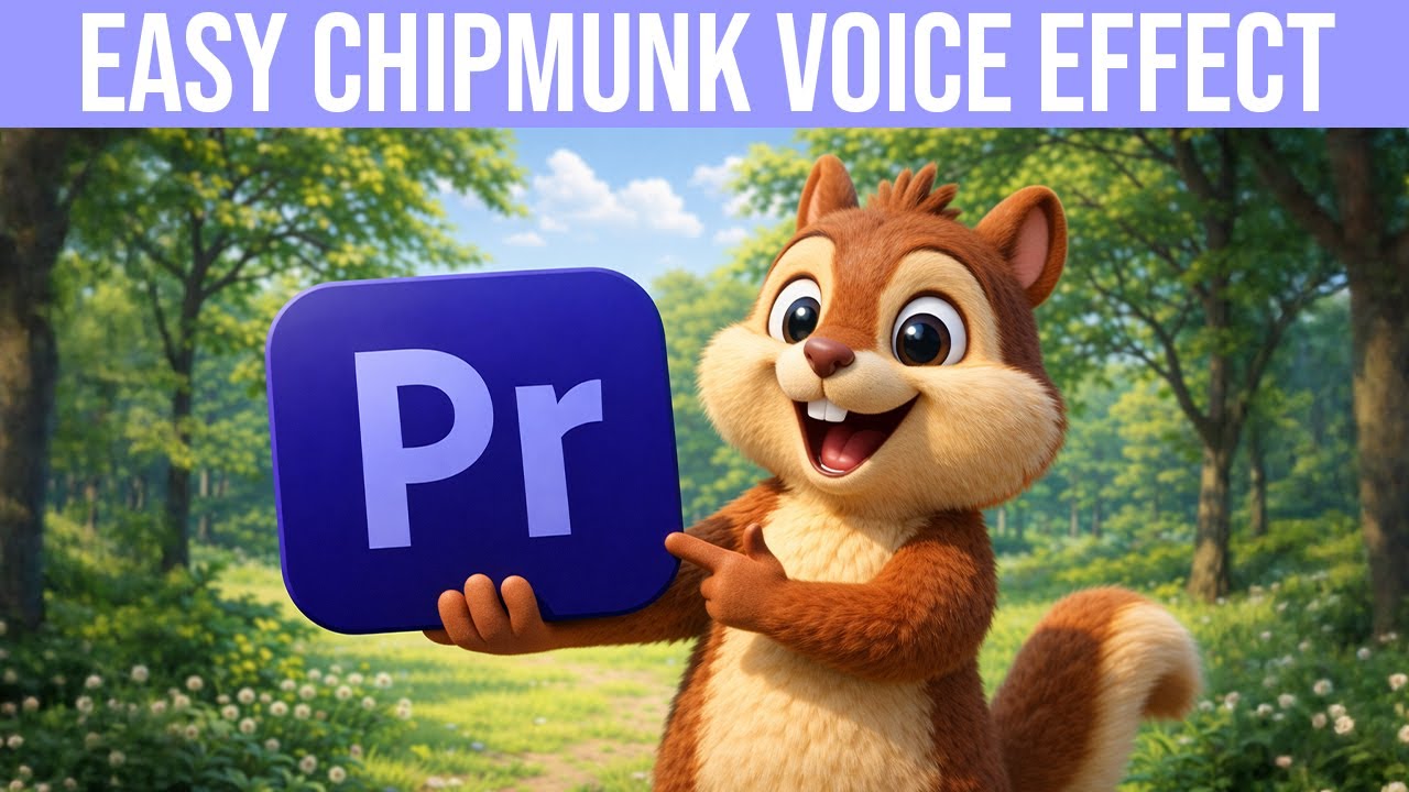 How To Create A Chipmunk Voice Effect In Premiere Pro