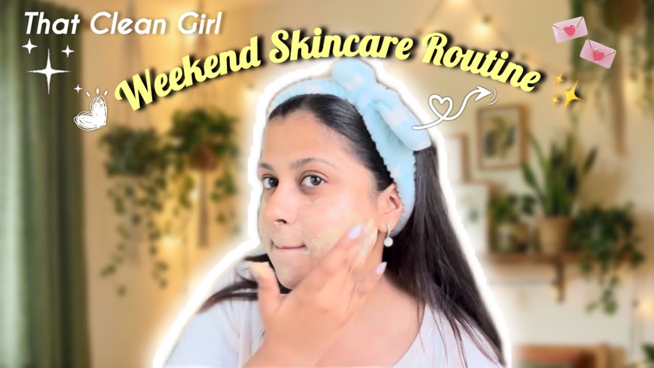 Weekend Reset Skincare Routine✨Natural Home Remedies That Actually Work🥰#skincare  #trending 