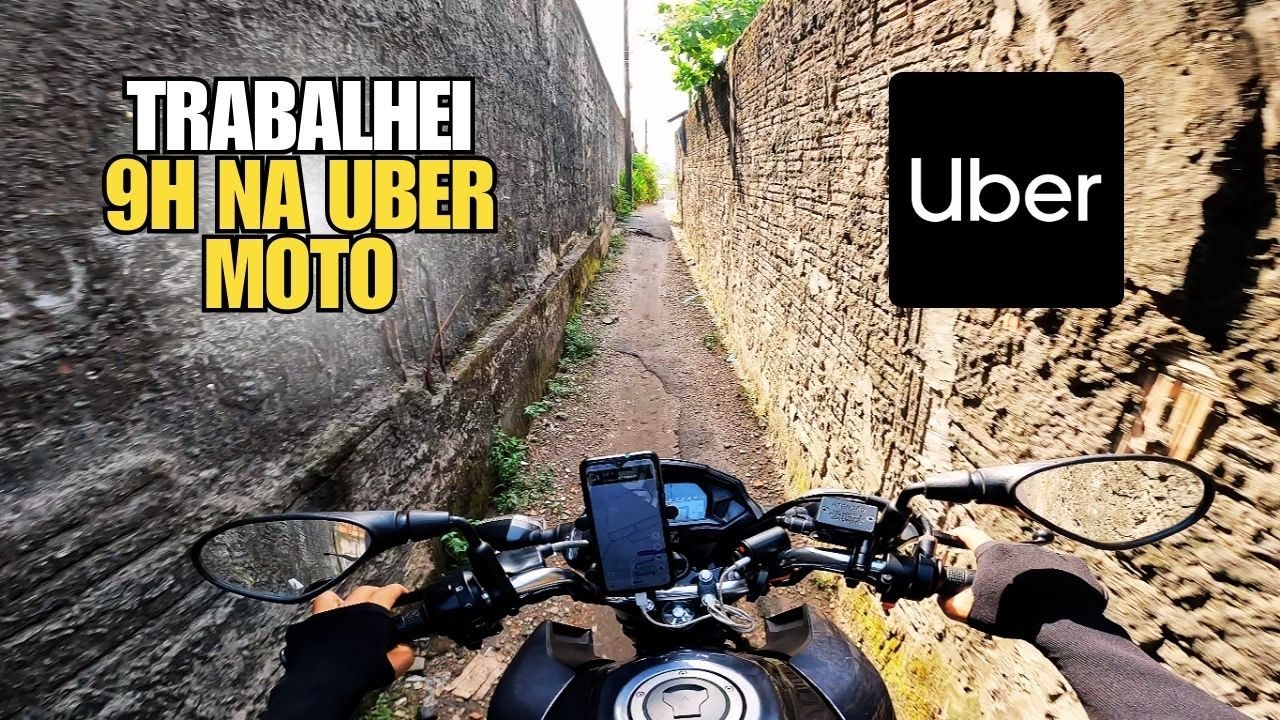 Trabalhei 9 HORAS de Uber Moto - Veja Quanto Rendeu! - Será que Compensa? - Tante92 tante