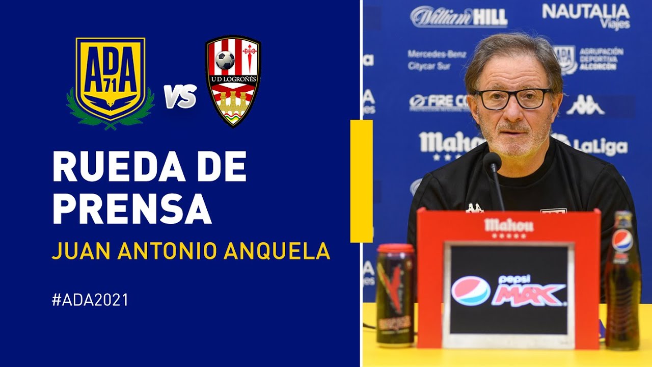 Rueda de prensa de Juan Antonio Anquela (J25)