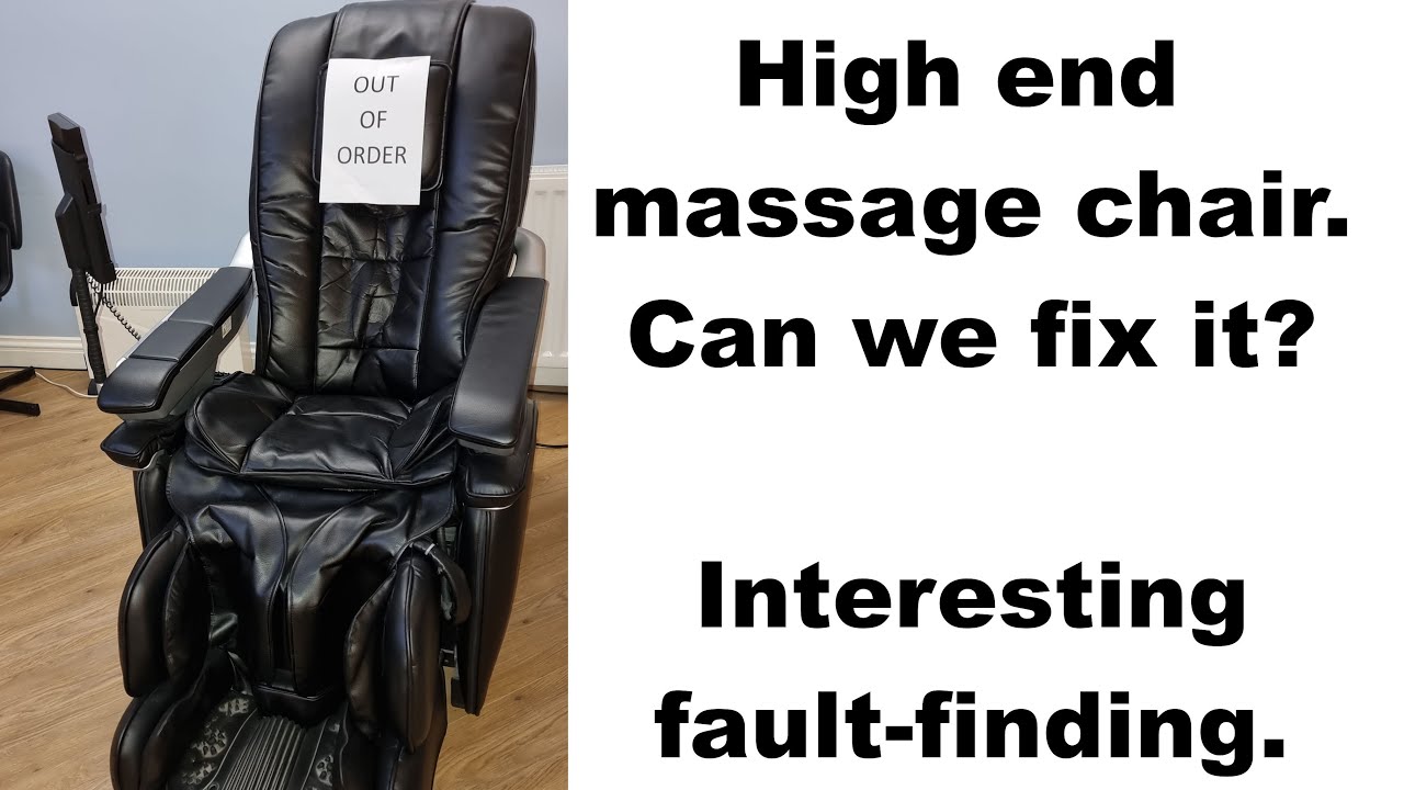 Most ridiculous repair attempt ever? High end massage chair.  Inada Robostic HCP-D6D.