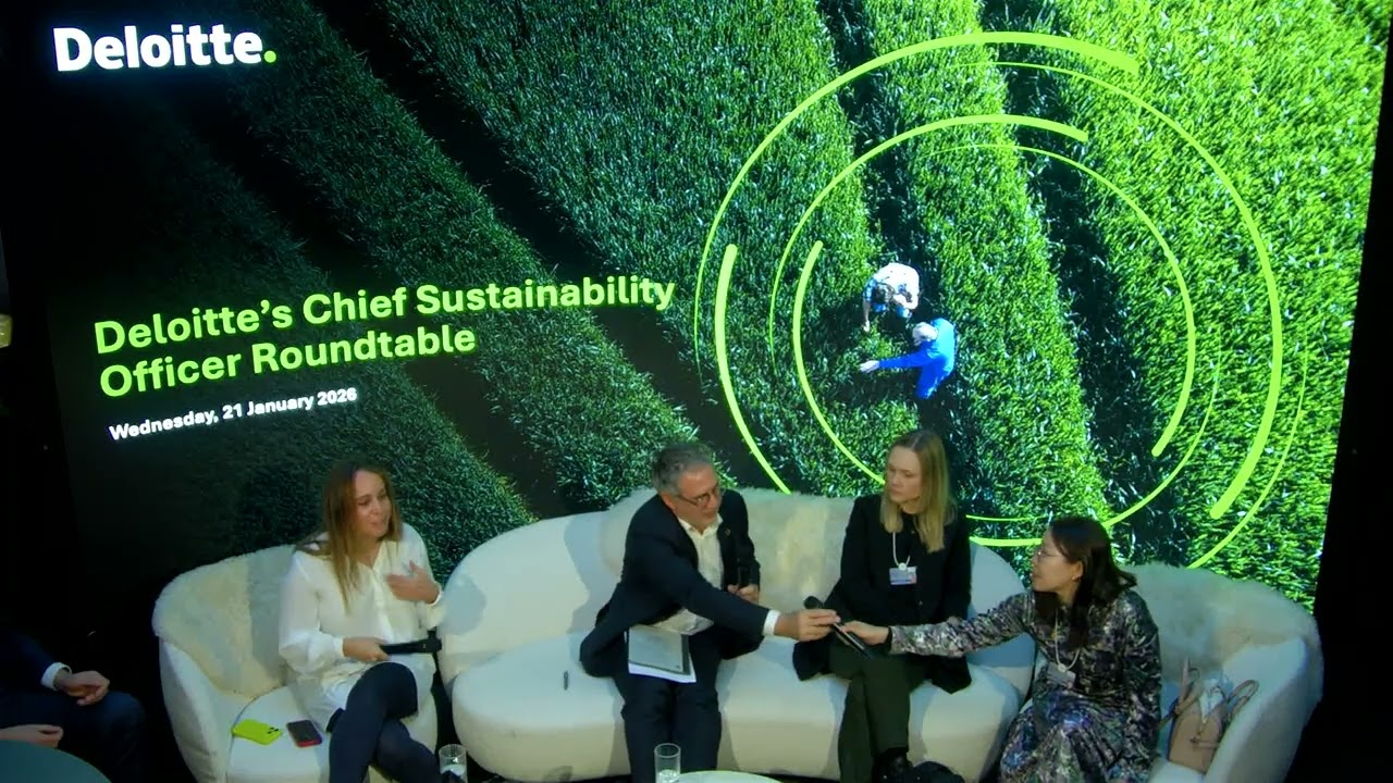 Hub Culture Davos 2026:  Deloitte's Chief Sustainability Officer Roundtable