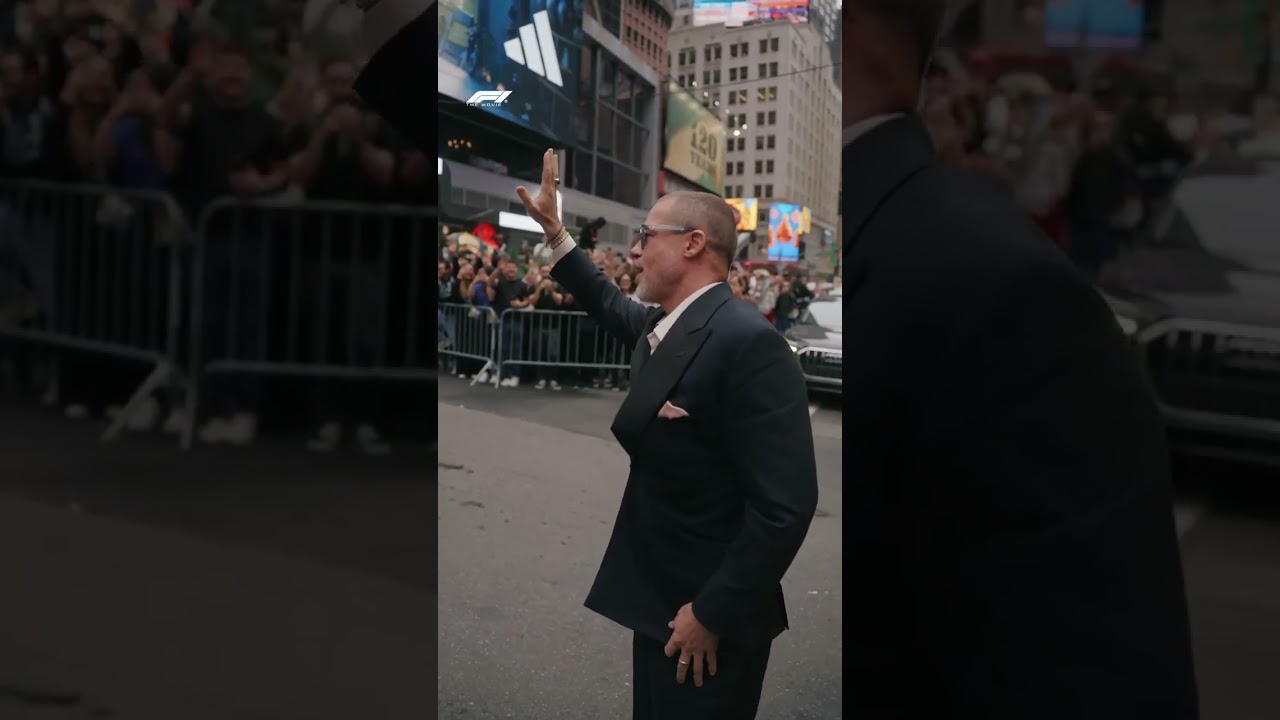 Brad made a 'Pitt' stop at the World Premiere of #F1TheMovie in New York last night!