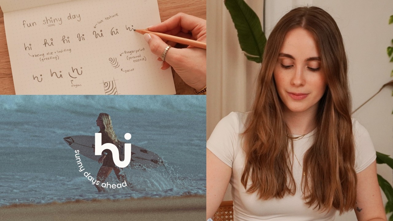 Designing a clothing brand identity *from start to finish*
