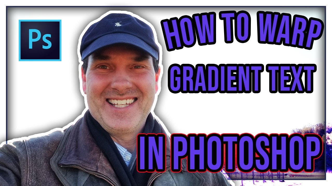 How To Warp Gradient Text In Photoshop | Adobe Photoshop CC Tutorial