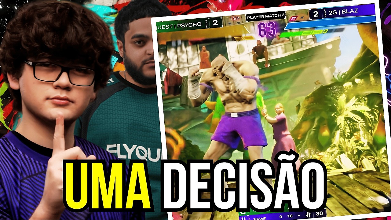 A PARTIDA MAIS TRISTE QUE EU JÁ VI DE STREET FIGHTER 6