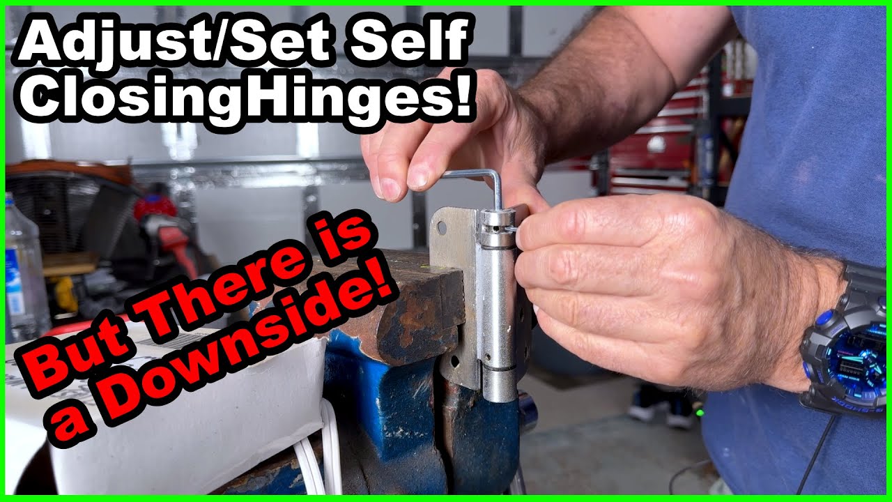 Unlock the Secret to Adjusting Self Closing Hinges! (Garage Entry Door)