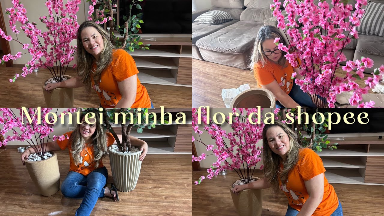 Montei minha flor da shopee 💕