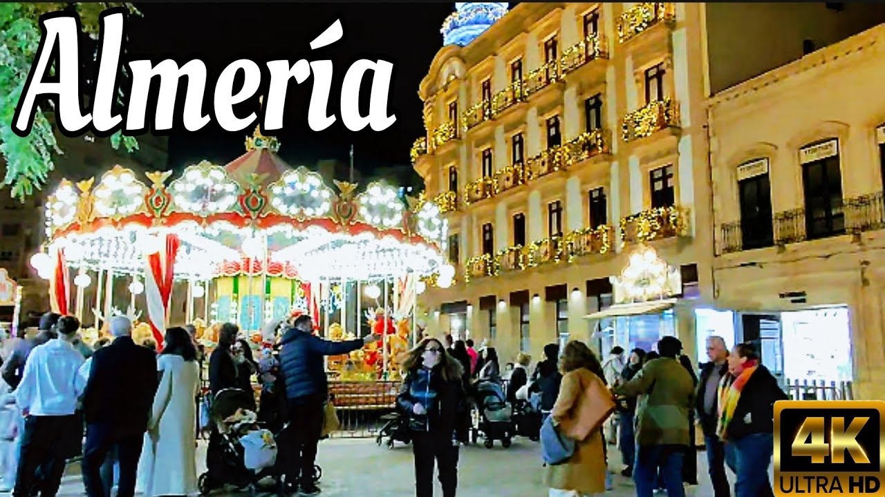 Exploring Almería Europe | Peaceful Walking Tour in 4k 🚨