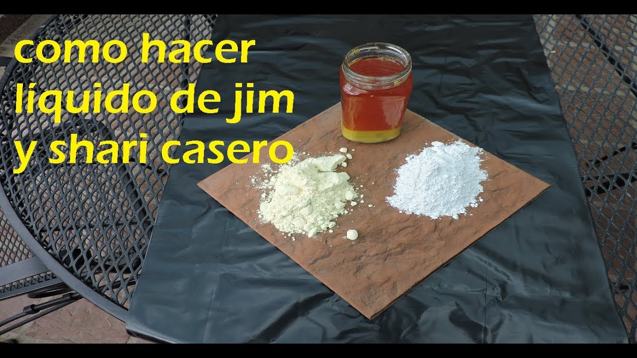 como elaborar líquido para jin y shari casero