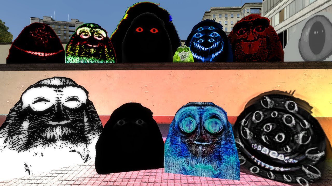 СРАВНЕНИЕ ВСЕХ MUNCI NEXTBOTS БОКОВО В ОДНУ СТОРОНУ...!