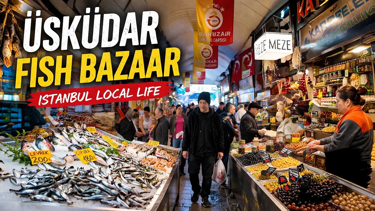 Üsküdar Seaside Walk | People, Fishing & Istanbul Street Vibes