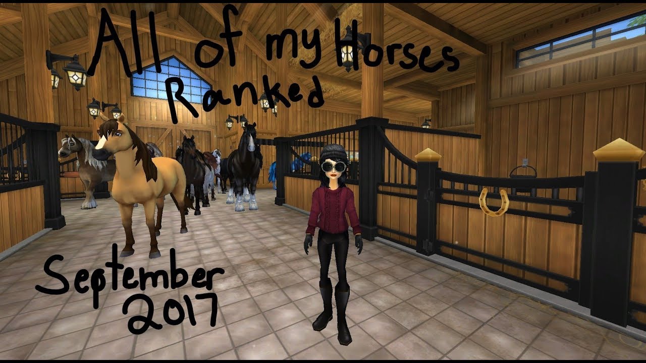 All of my Horses Ranked - Least Favorite to Most Favorite!