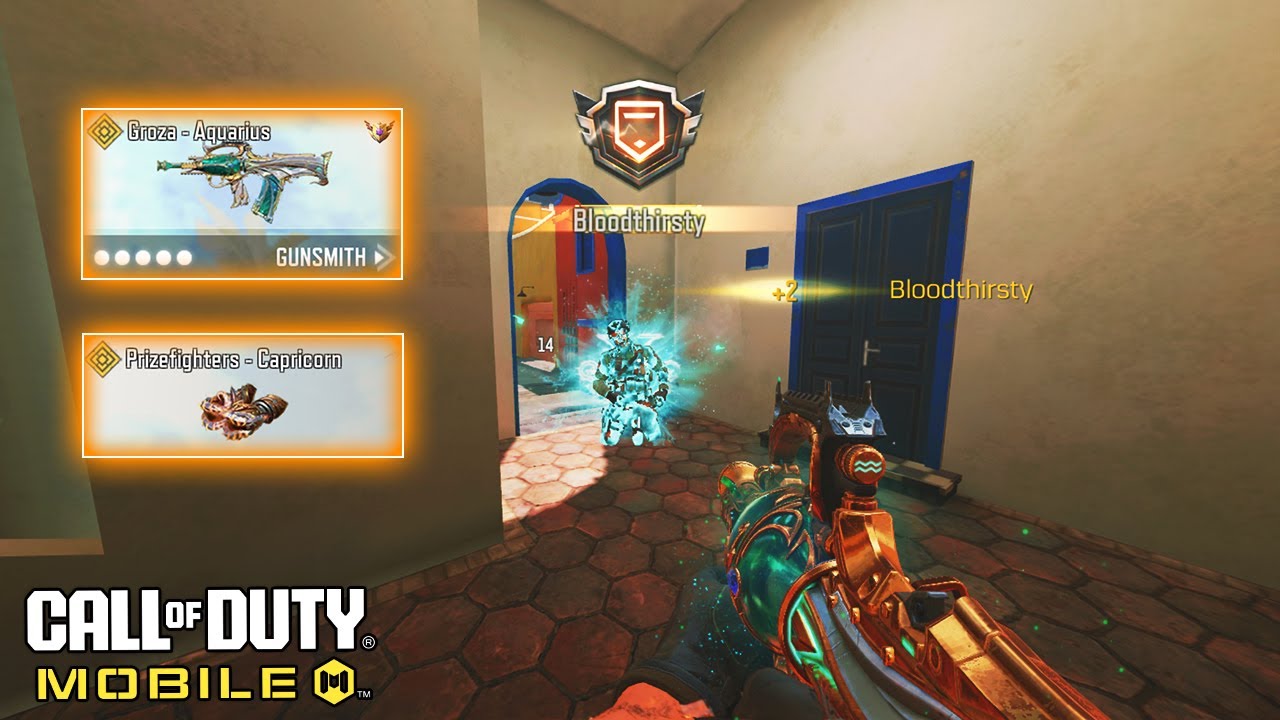 COD Mobile Dropped the BEST LEGENDARY SKIN EVER! GROZA Aquarius Gameplay