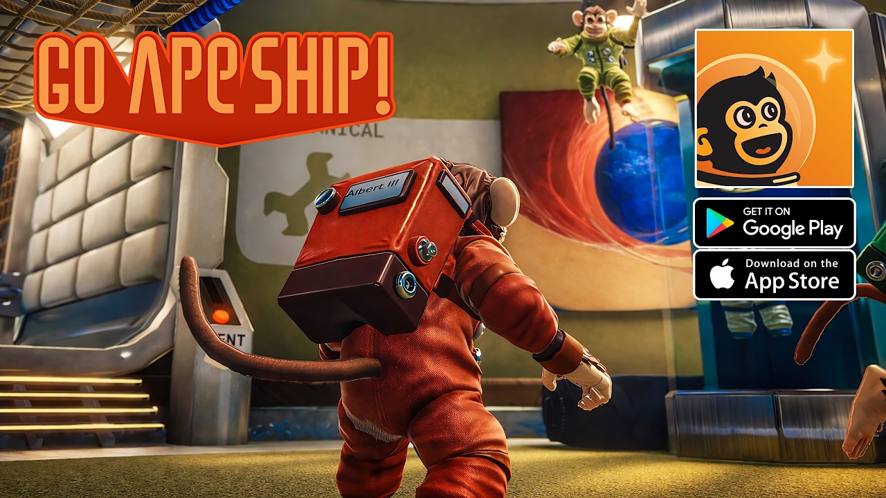 Go Ape Ship Mobile Gameplay - Co-op Multiplayer Game Android iOS