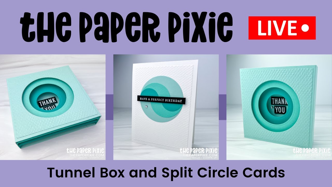 🔴 В ПРЯМОМ ЭФИРЕ! с The Paper Pixie — Карточки «Туннель» и «Разделённый круг» — Эпизод 226
