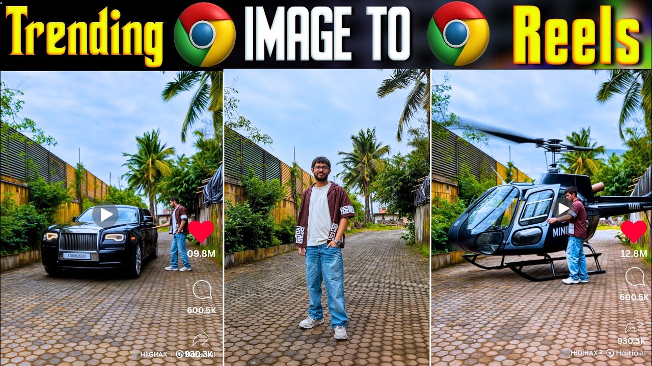 Viral Helicopter Driving AI Video Editing Tutorial | Trending Car Driving Ai Video Kaise Banaye 