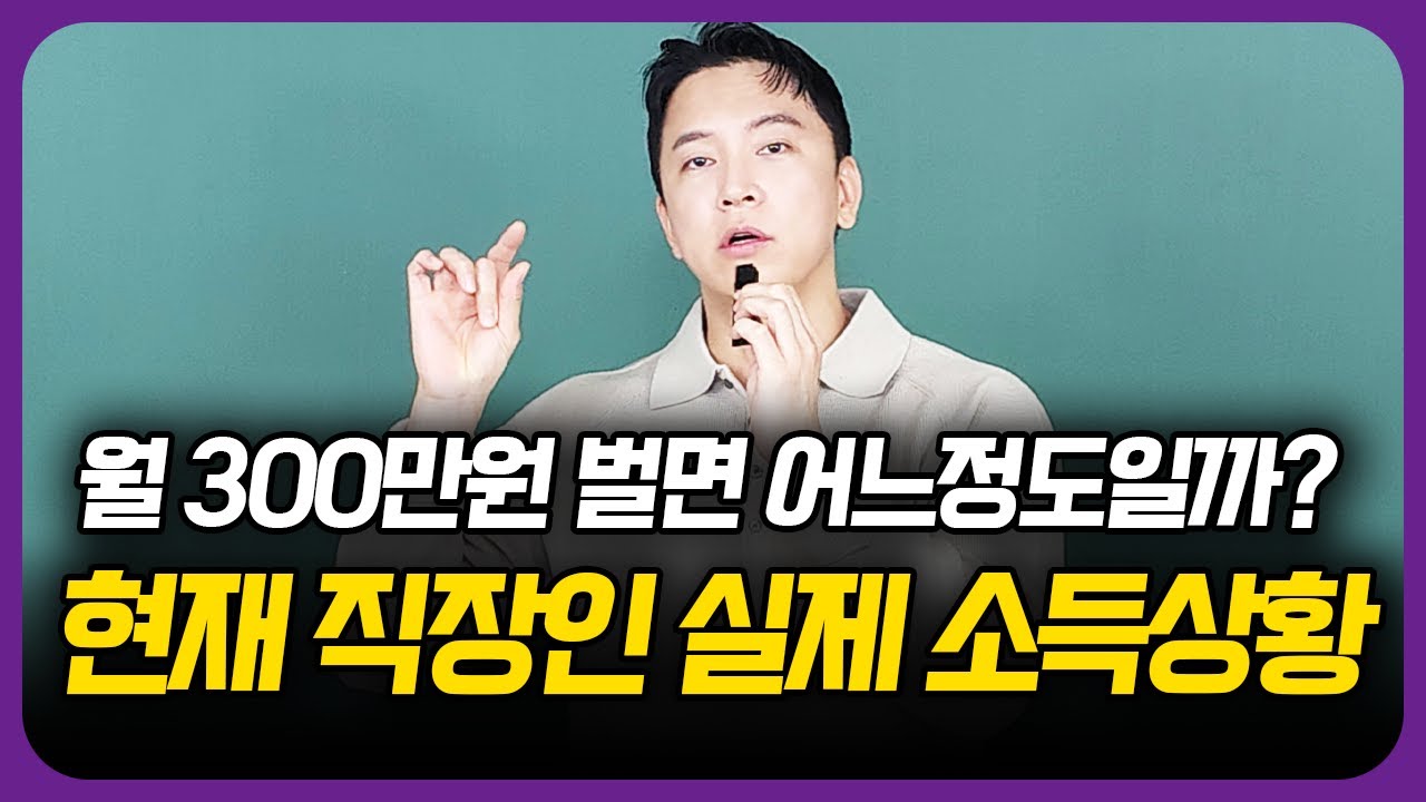 월 300만원 직장인 실제 상황
