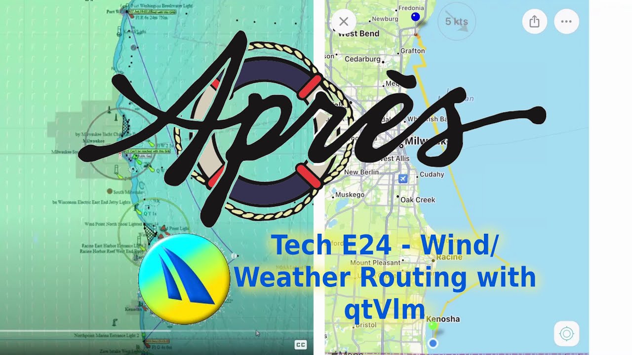 Wind / Weather Routing for Sailing with QtVlm - Tech E24 - Après Sail