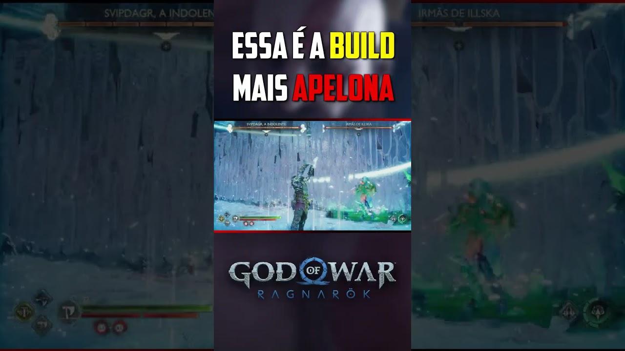 ESSA BUILD DEIXA O KRATOS INVENCÍVEL EM GOD OF WAR RAGNAROK 