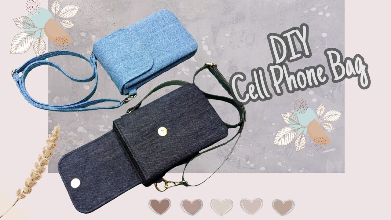 DIY Cara Membuat Tas/Cell Phone Bag Tutorial