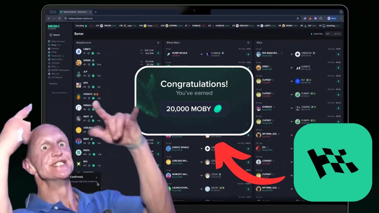$MOBY Airdrop CLAIM  - Asset Dash / MobyScreener