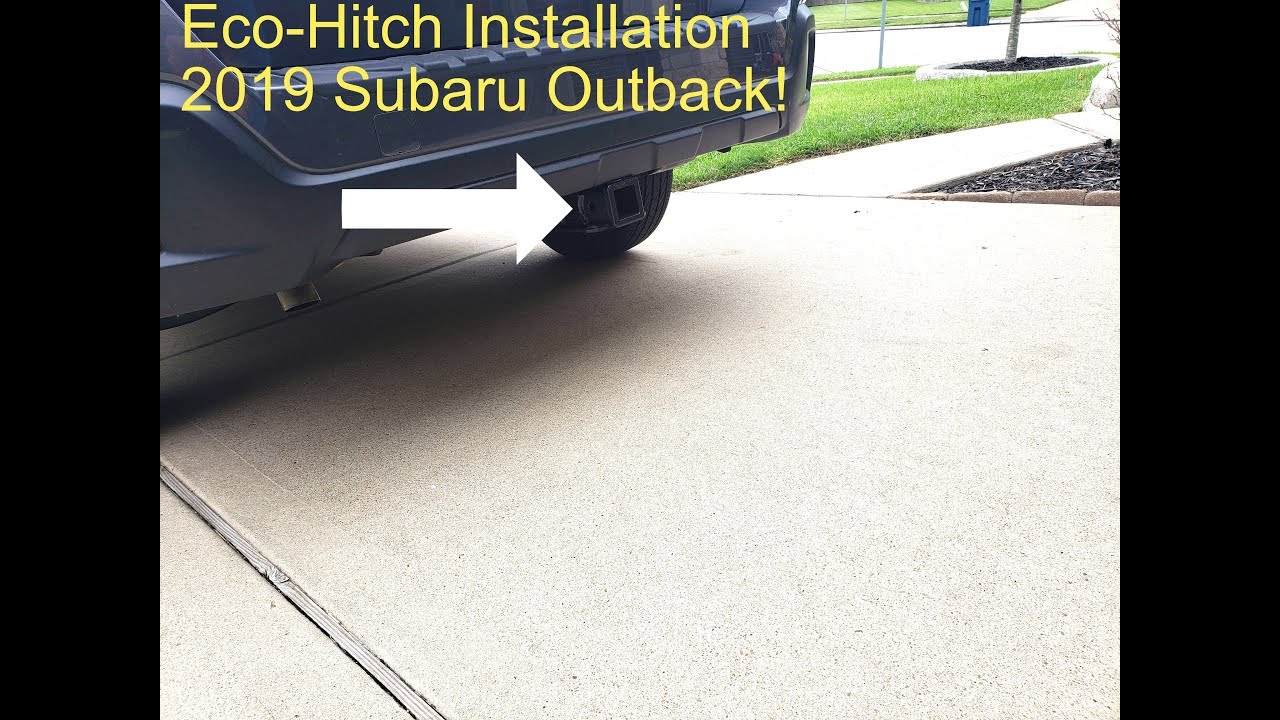 Eco-Hitch Installation on a 2019 Subaru Outback