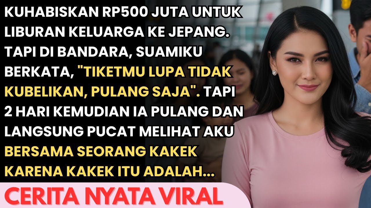 KUHABISKAN 500JT TUK LIBURAN KE JEPANG TAPI SUAMI TAK BELIKAN TIKETKU -2 HARI KEMUDIAN DIA SYOK SAAT