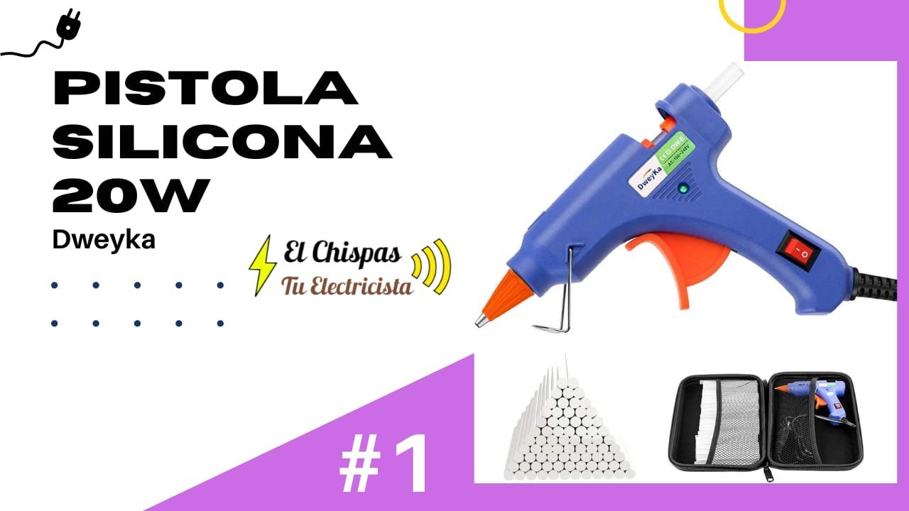 #1 Dweyka Pistola de Silicona 20W ✒️