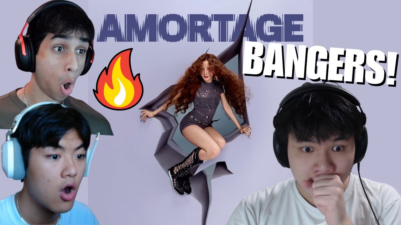 JISOO - AMORTAGE (1st Mini Album) | ALBUM REACTION