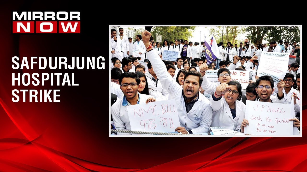 Safdurjung resident doctors go on strike over scuffle between doctor and patient