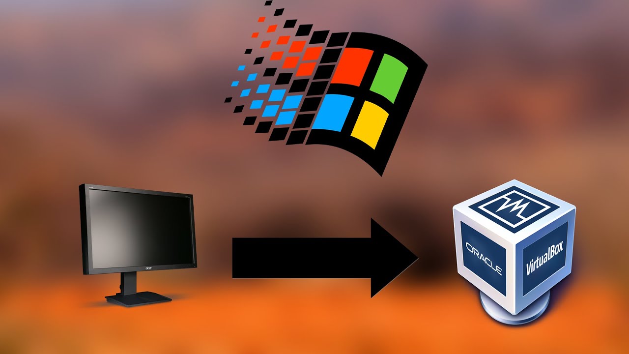 How to install display drivers and configure internet in Windows 95 VirtualBox