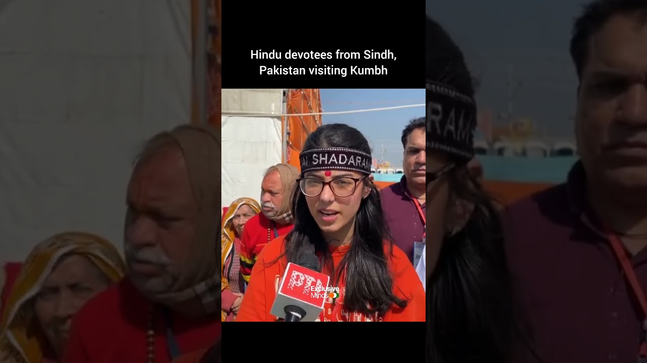 Hindu devotees from Sindh, Pakistan visiting Kumbh #kumbh #prayagraj #sudhanshutrivedi