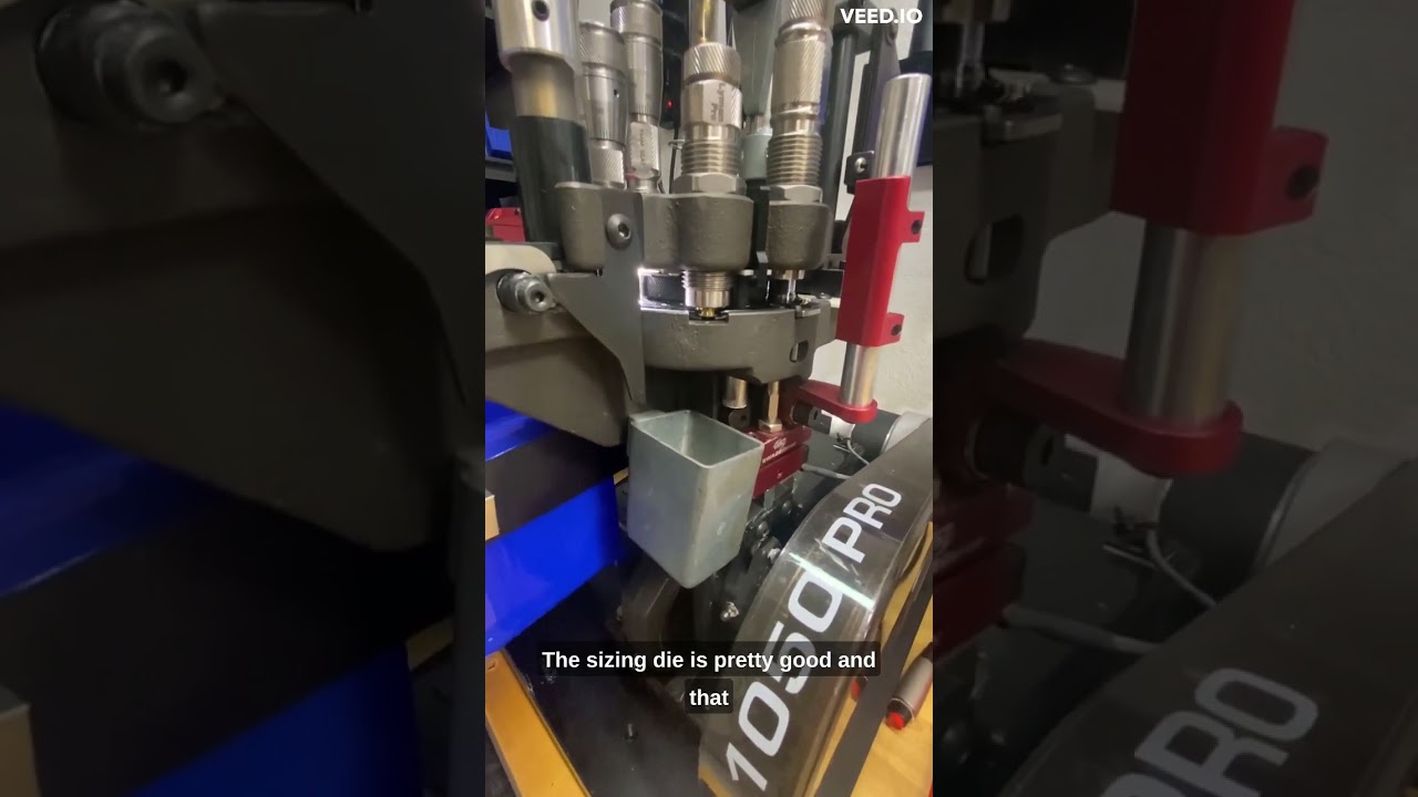 Mark 7 autoloader on my 1050 with Lyman Pro dies - 9mm