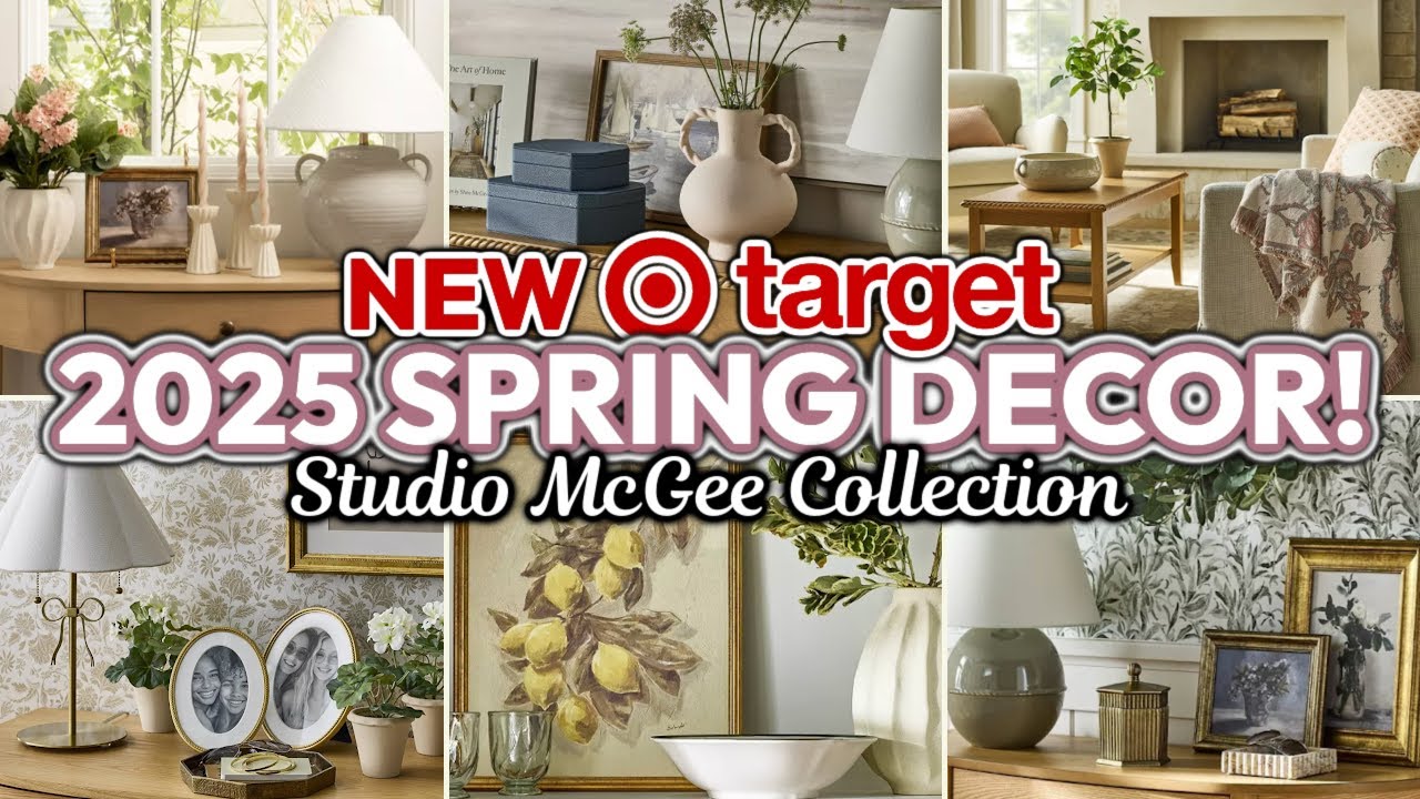 TARGET 🎯 *NEW 2025* STUDIO MCGEE SPRING HOME DECOR! 😍 | New Threshold Target Spring Collection!