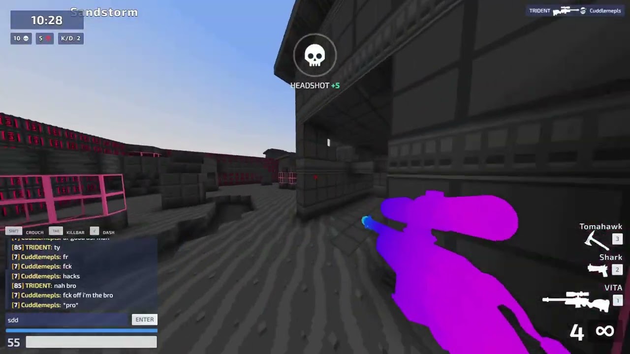 This kirka.io player is NOT a pro