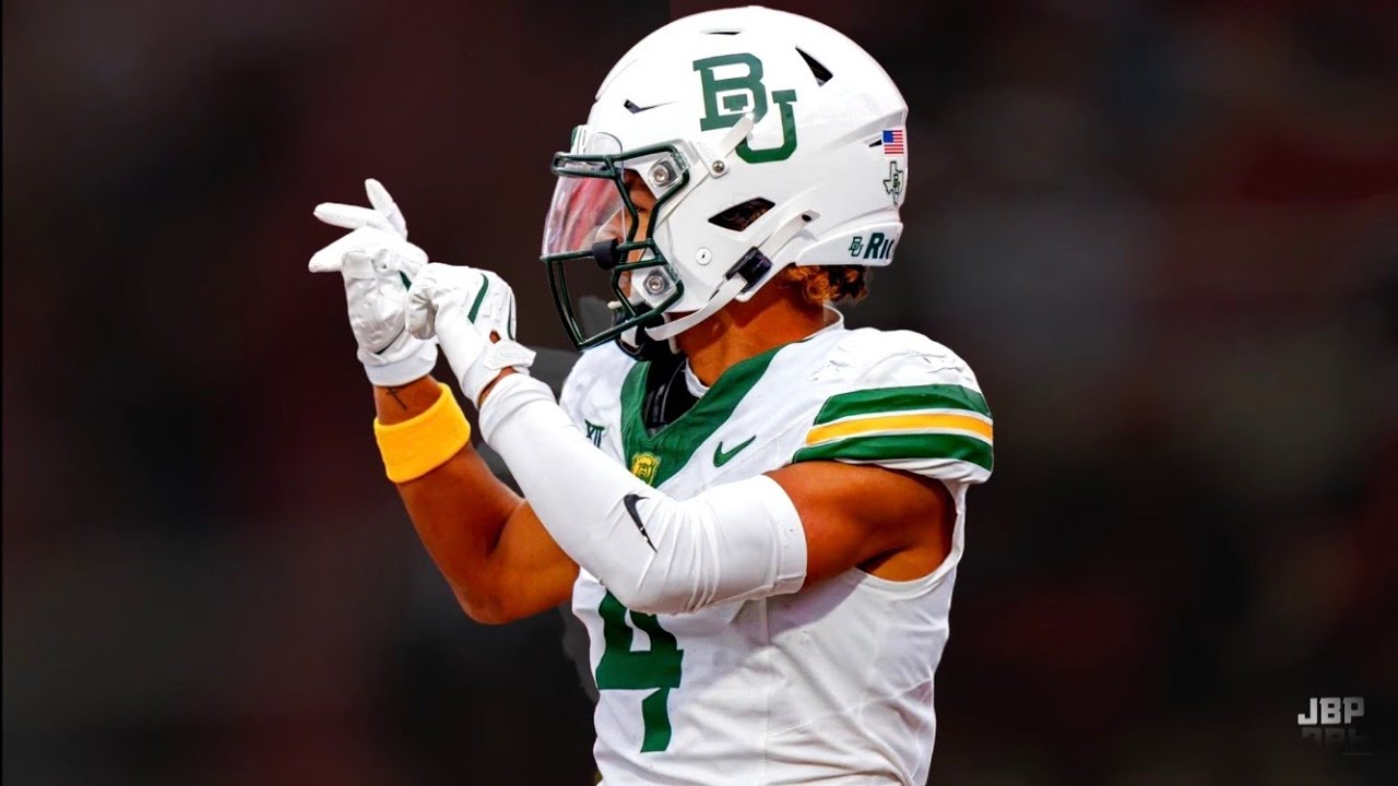 TRACK SPEED 🔥 || Baylor WR Monaray Baldwin 2024 Highlights ᴴᴰ