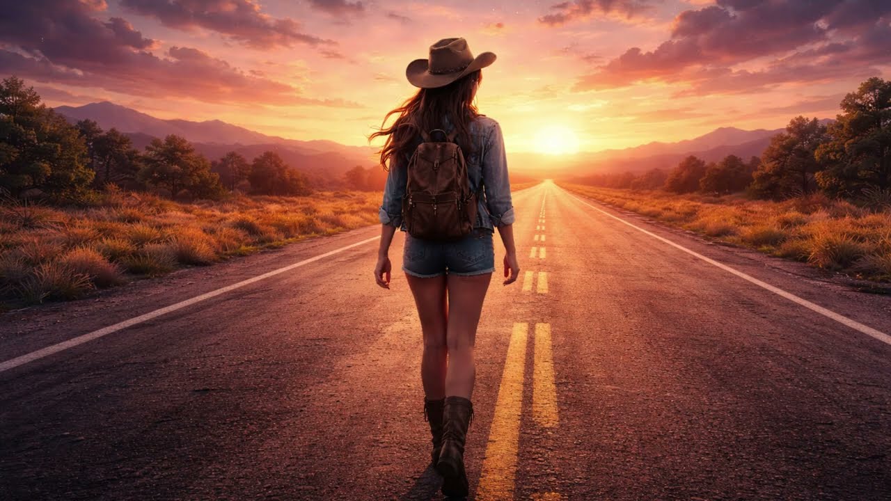 Road Without End (Official Lyric Video) | Soft Country Pop Song