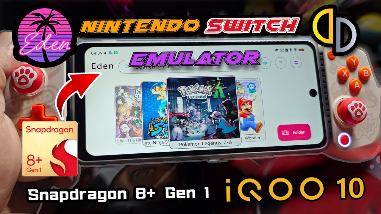 Eden Emulator | อีมู Nintendo Switch ที่ดีที่สุด ?!! | มือถือ 4,600 (Snapdragon 8 gen 1)