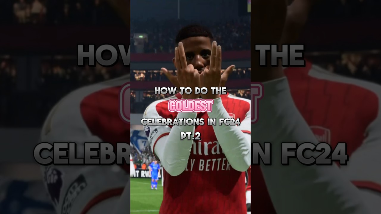 How To Do The Coldest Celebrations In FC24 pt.2 #eafc24 #football #cold #celebration #shorts