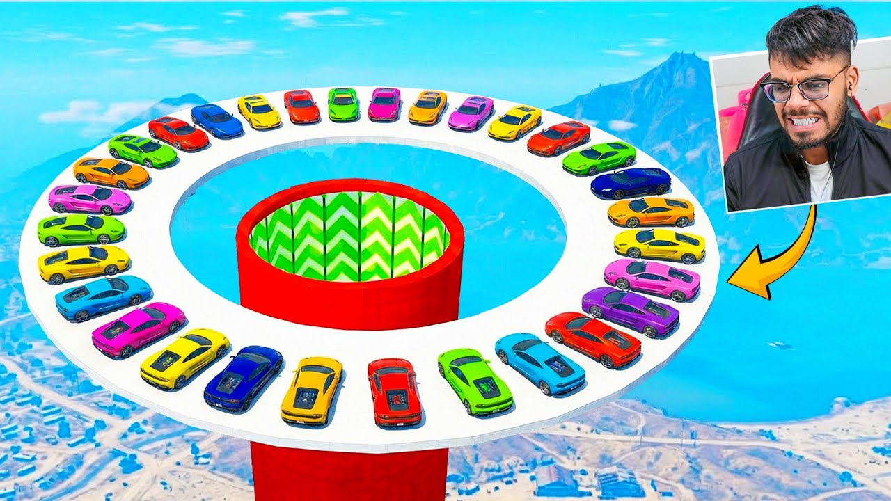 Only 4x4 Cars Parkour 788.887% People Start Driving Scooty After This Race in GTA 5!