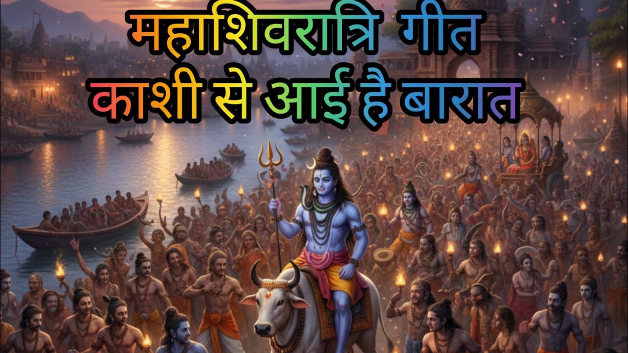 #काशी से आई है बारात #महाशिवरात्रि भजन 🙏🌹🎉