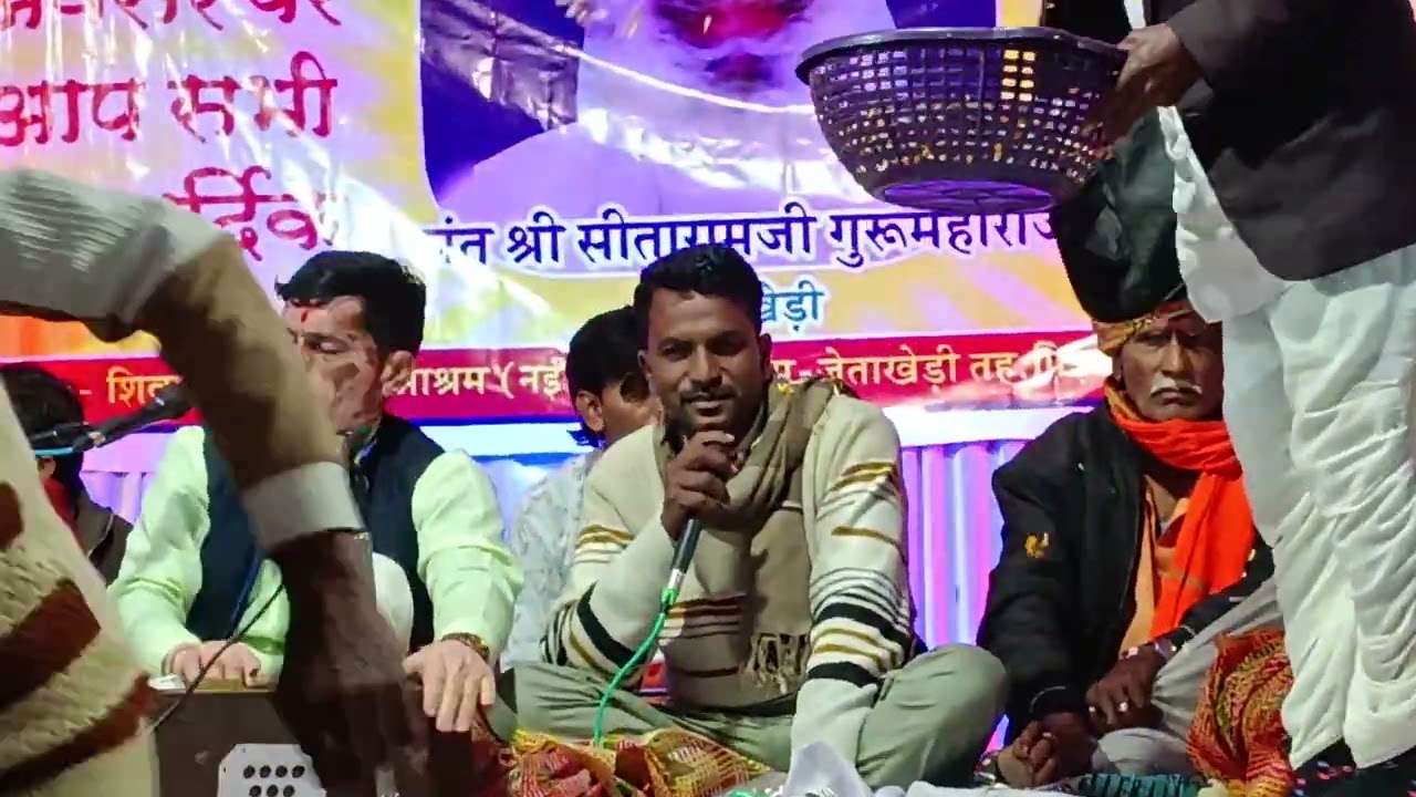 🙏गायक रतन लाल जी मगरिया , लागा गुरु साहिब का मेला🙏 ग्राम जैताखेड़ी शिव शक्ति आश्रम का माहौल
