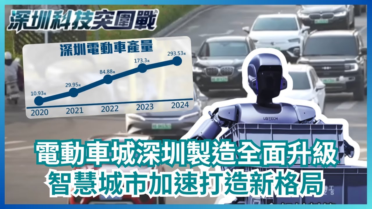 電動車第一城　深圳製造全面升級！智慧城市加速打造新格局【#深圳科技突圍戰】｜#TVBS新聞#科技#深圳#富豪