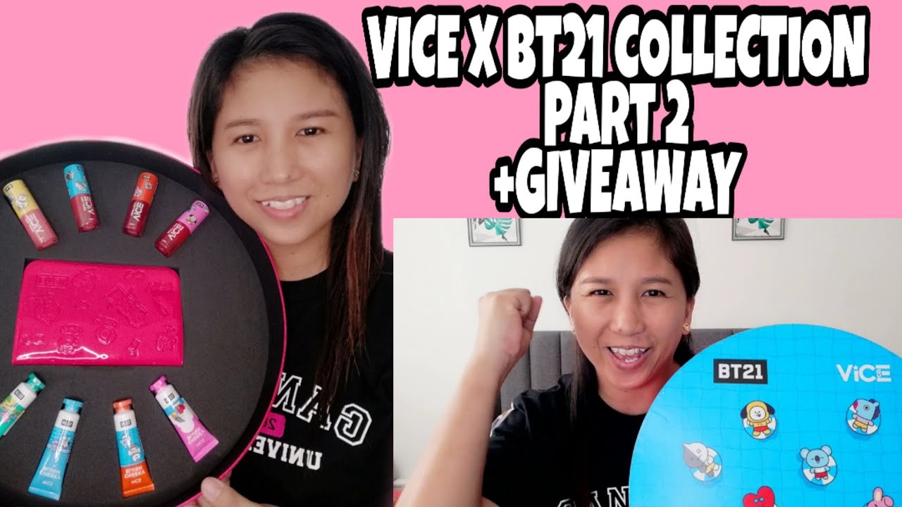 VICE X BT21 COLLECTION PART 2 + GIVEAWAY