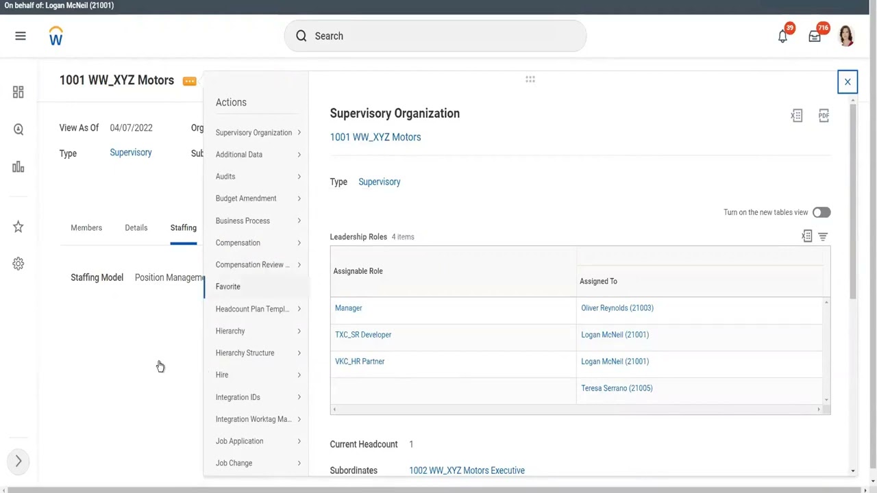 Assign Roles,Create Position in Workday part 1