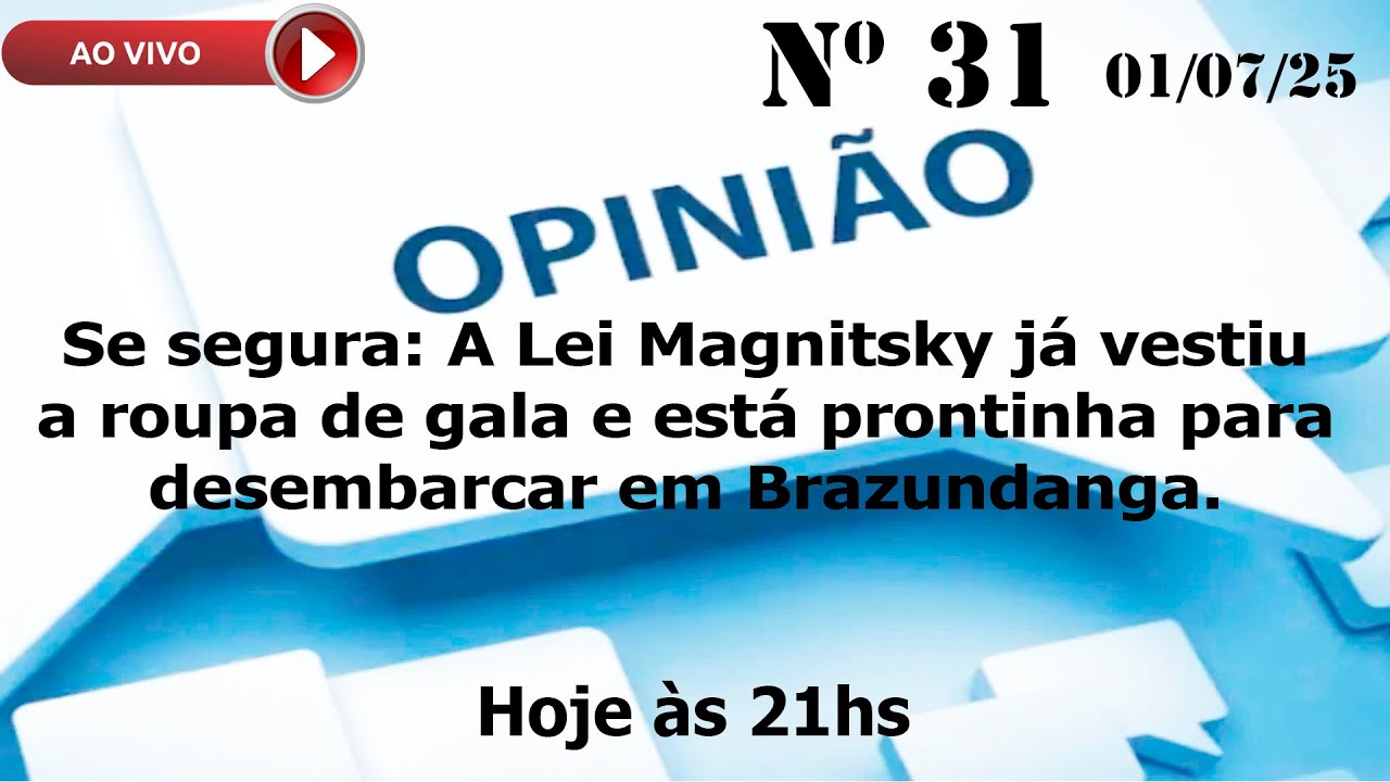 A Magnitsky j&aacute; vestiu a roupa de gala e esta prontinha para desembarcar em Brazundanga.