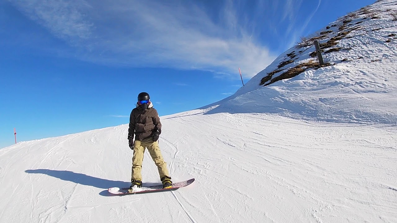 Snowboarding Flumserberg Switzerland 2021 GoPro