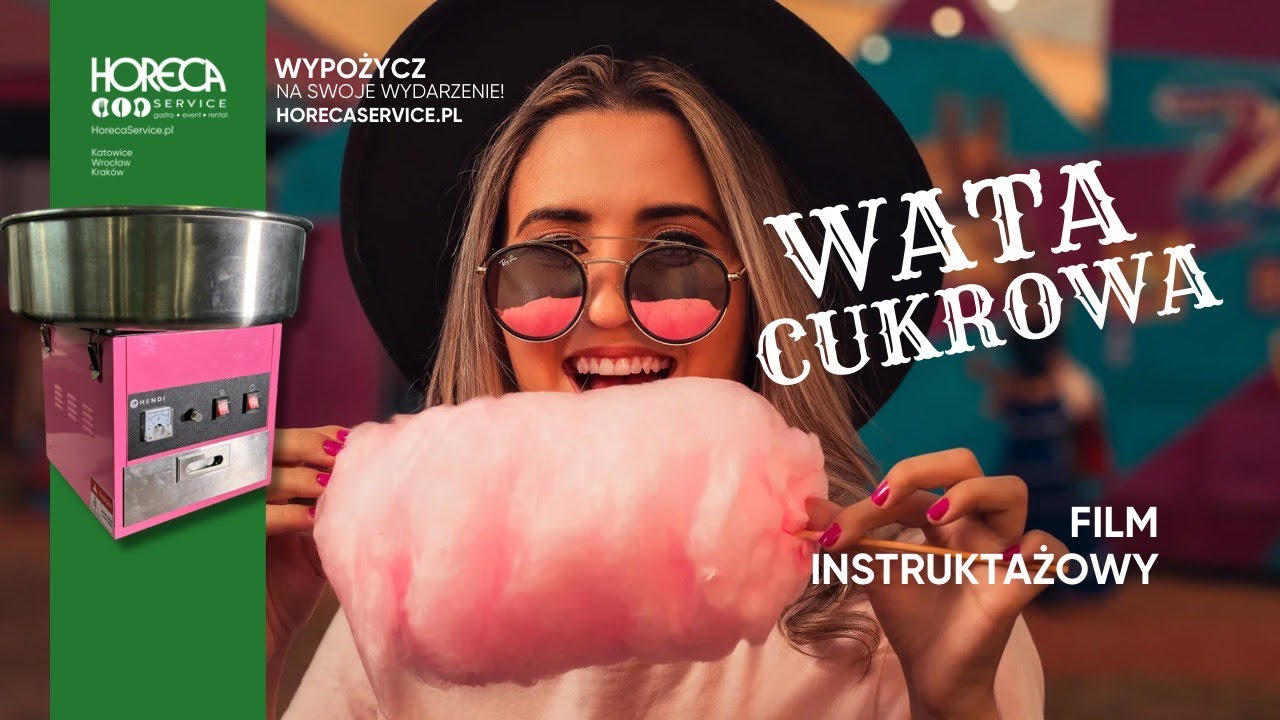 Maszyna do WATY CUKROWEJ | film instruktażowy Horeca Service
